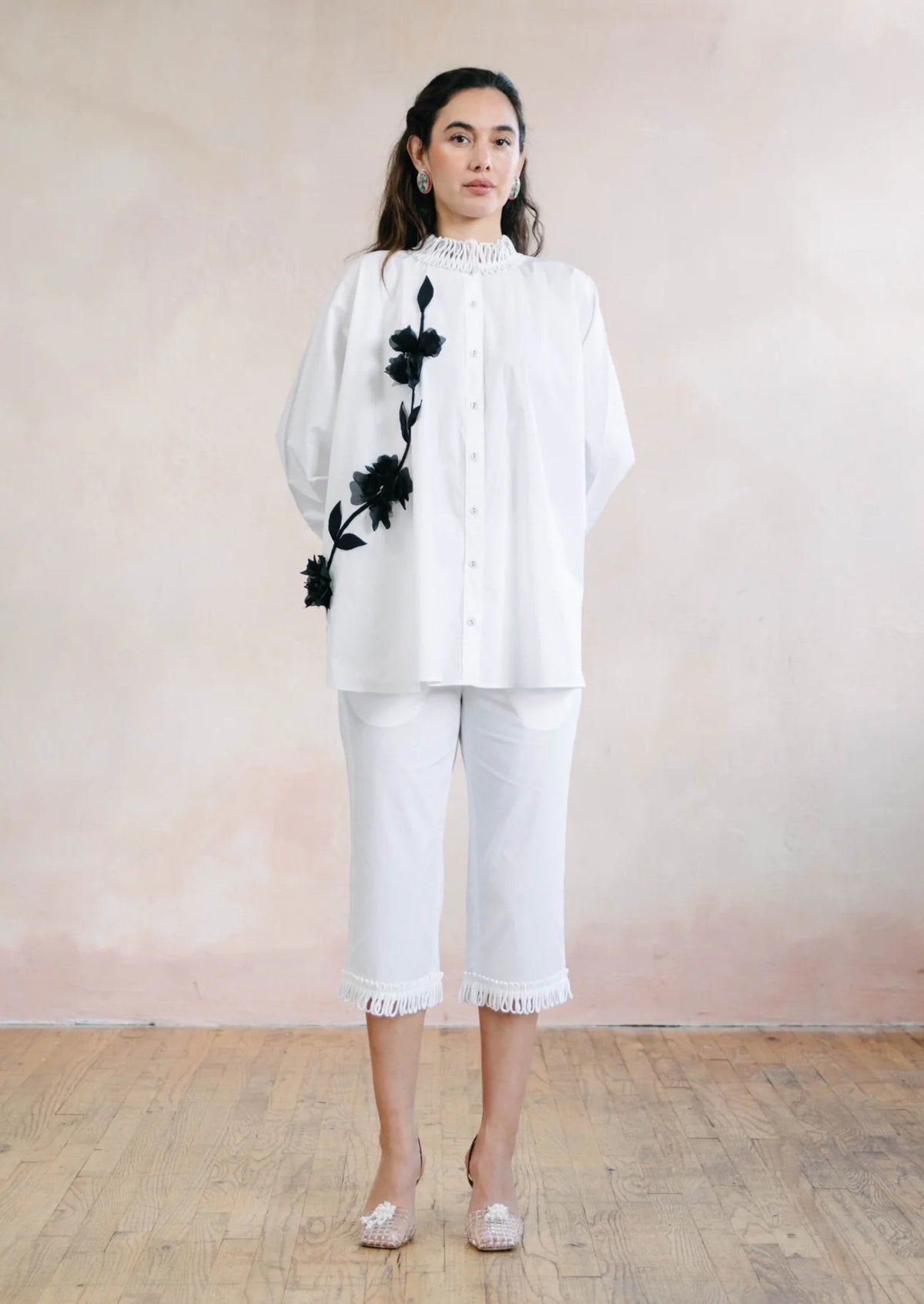 BLOSOOM CAPE SHIRT