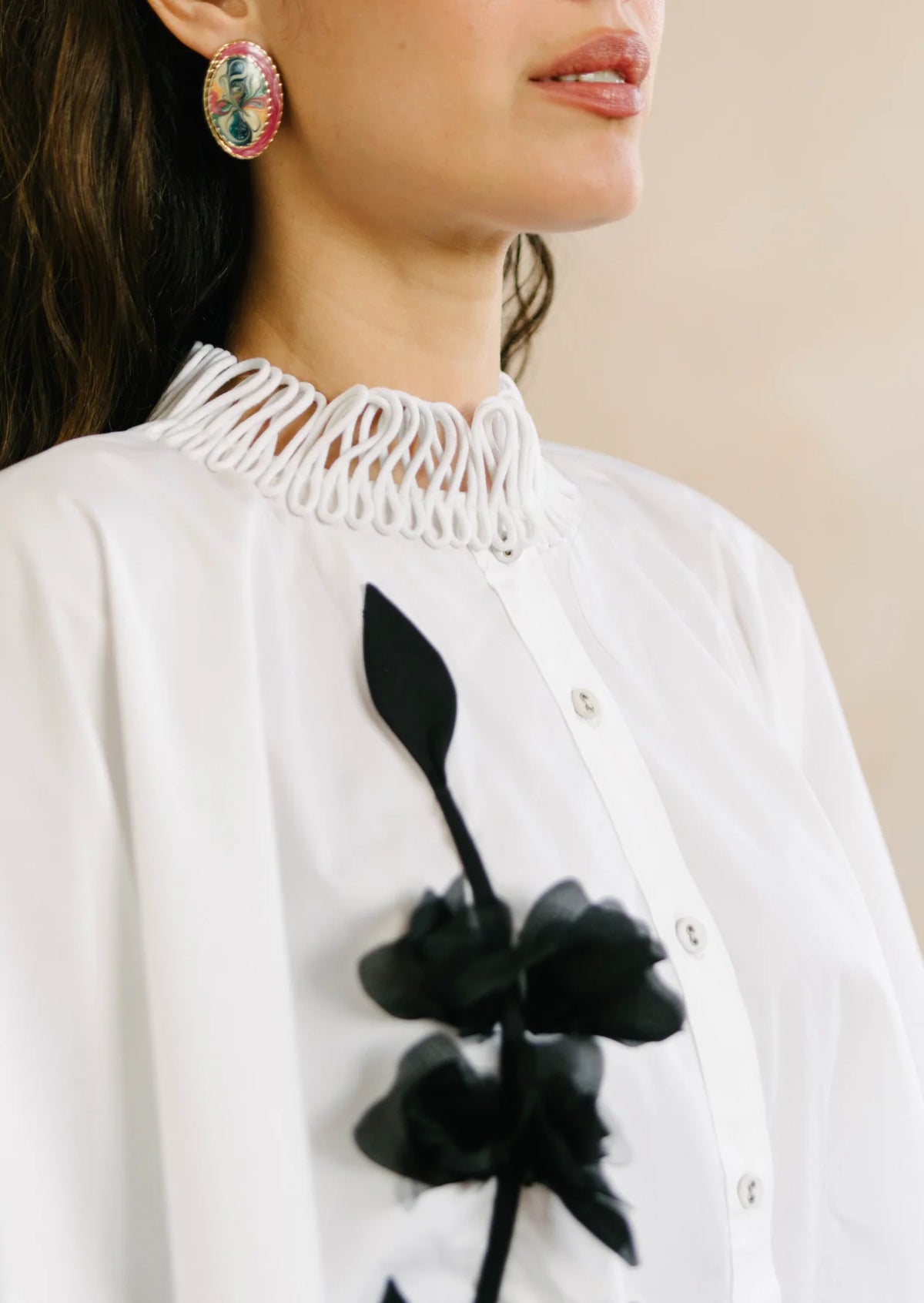 BLOSOOM CAPE SHIRT