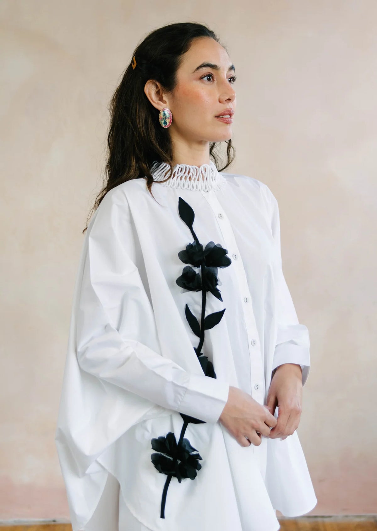 BLOSOOM CAPE SHIRT