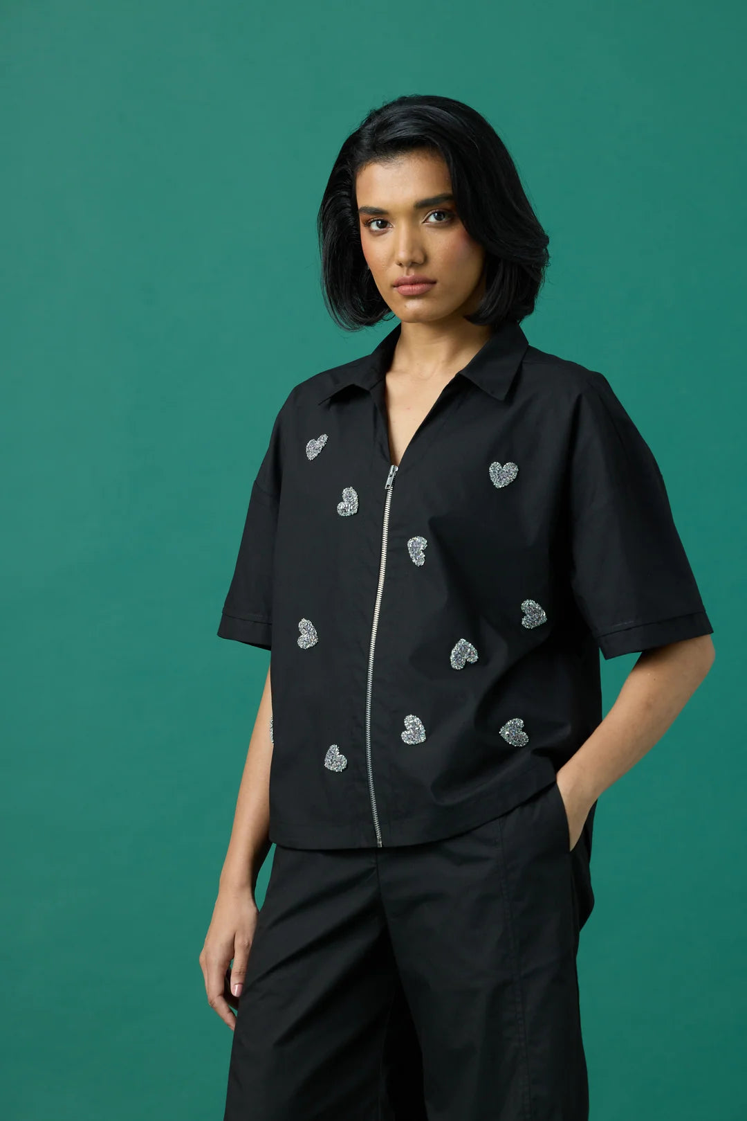 ZANE APPIQUE SHIRT