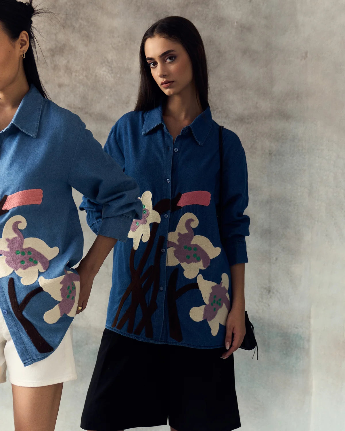 DARK BLUE LEINA SHIRT