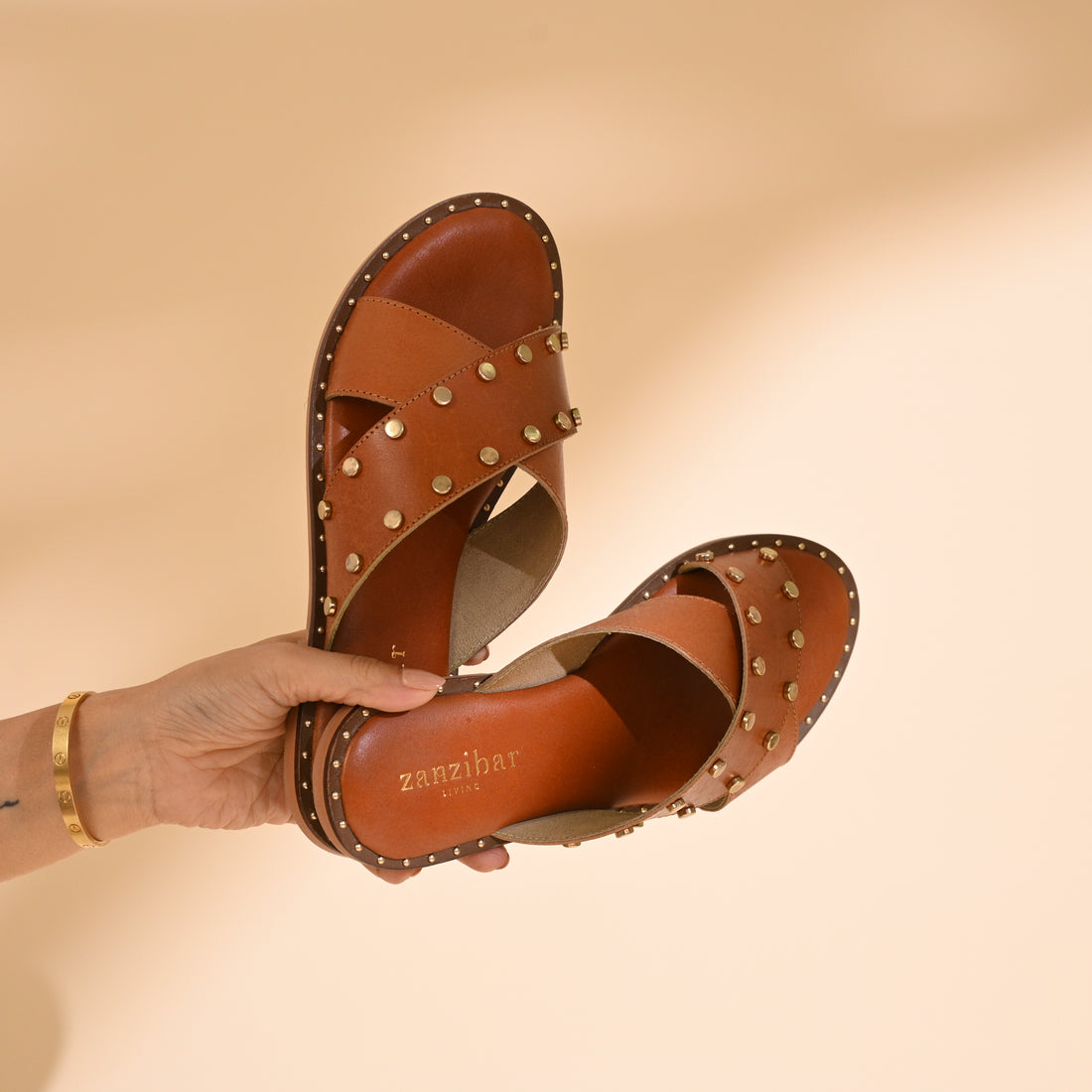 Tan Rivets