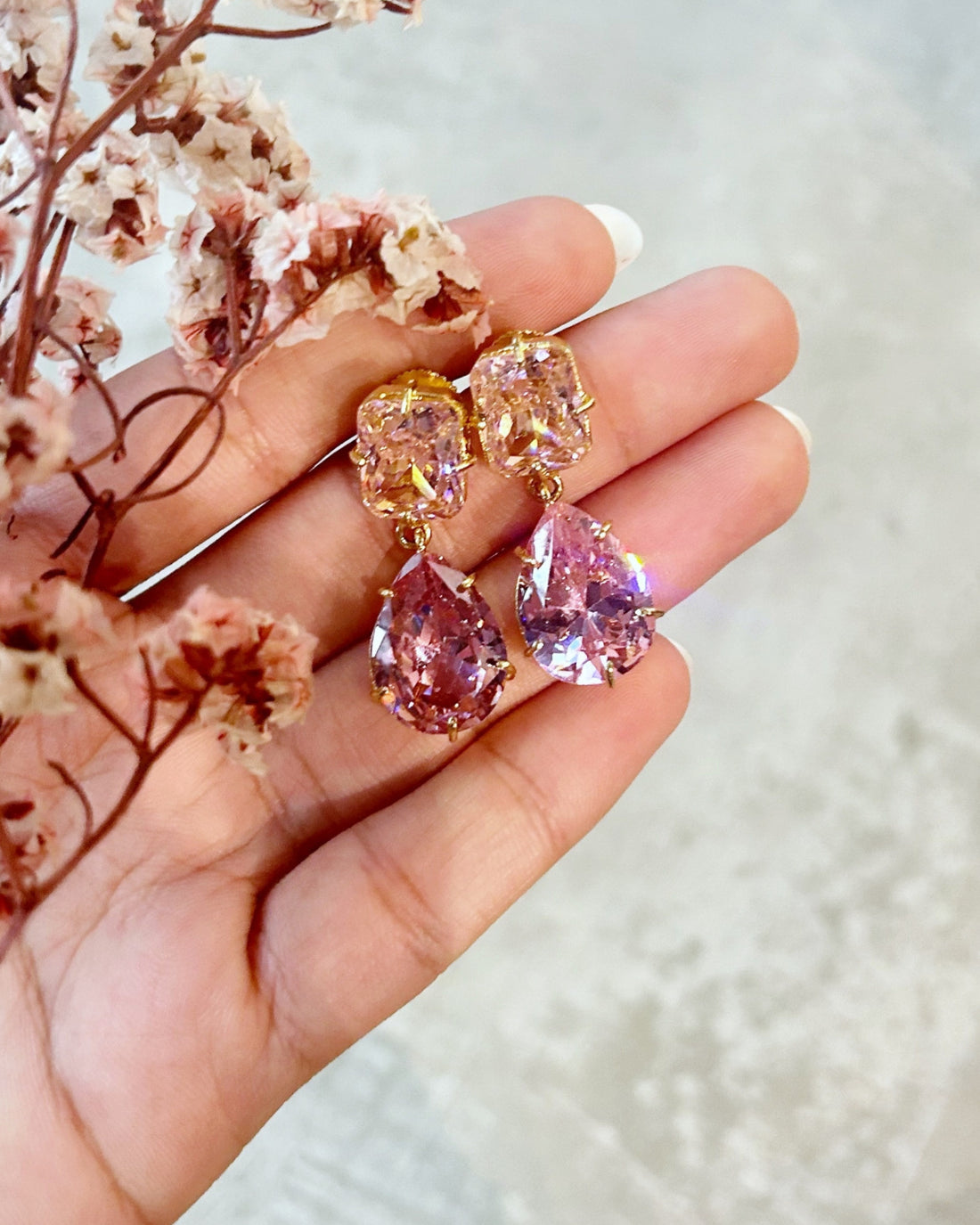 Pink sowro Earrings