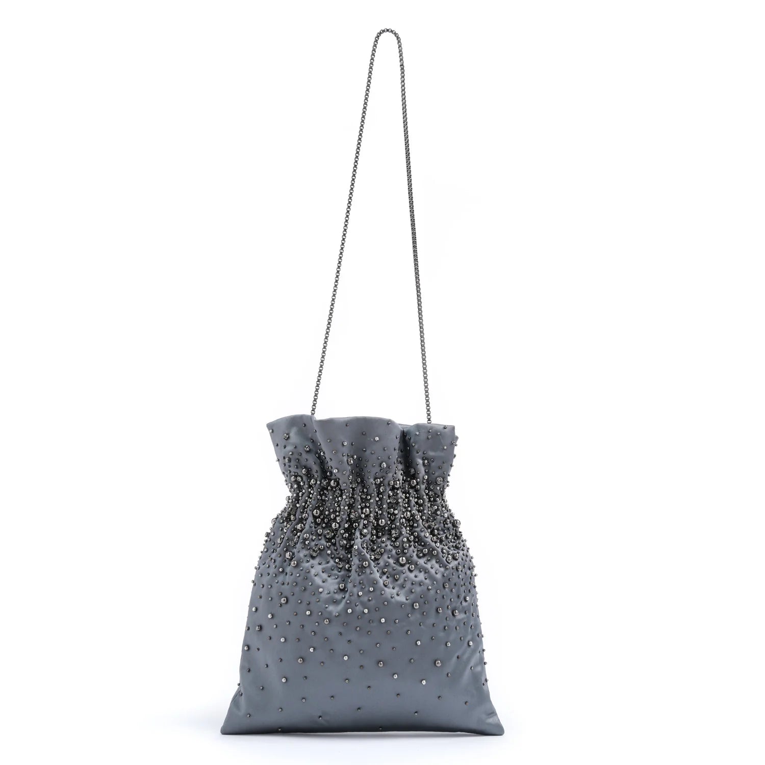 Cabochon Pochon Bag Silver