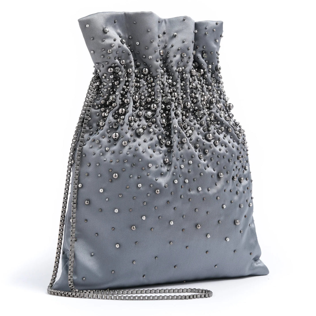 Cabochon Pochon Bag Silver