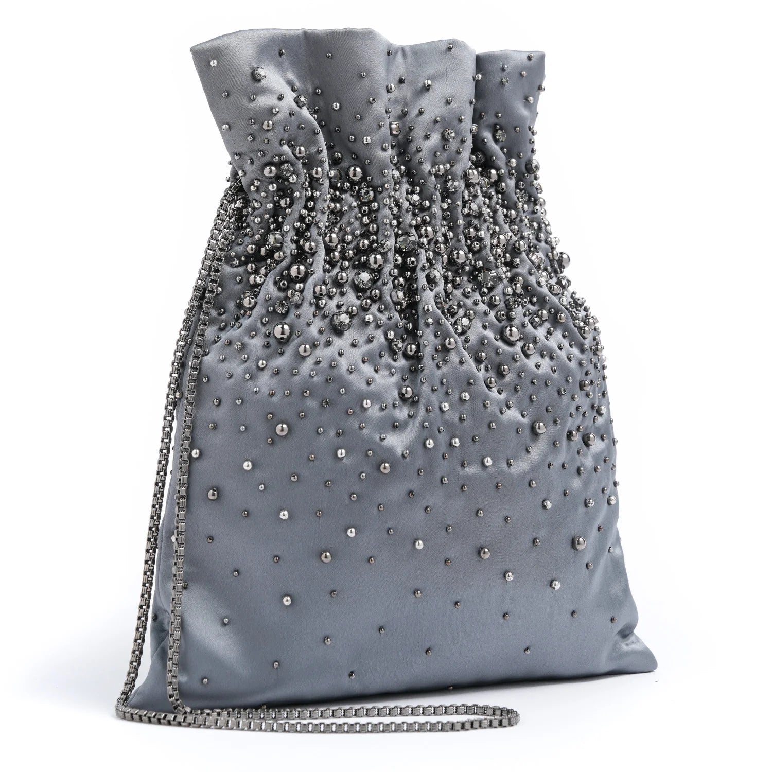 Cabochon Pochon Bag Silver