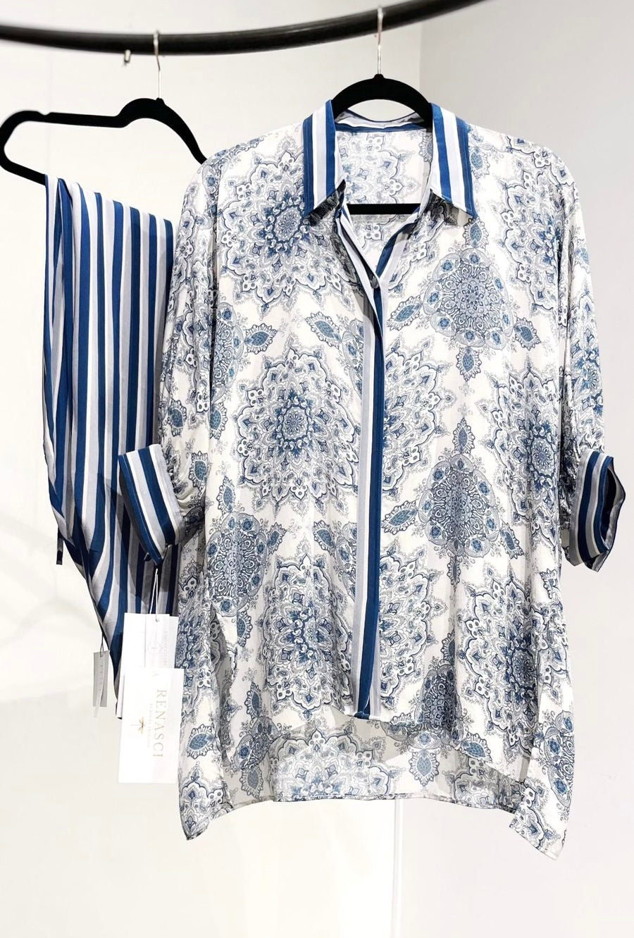 Blue Printed Co-Ord Set