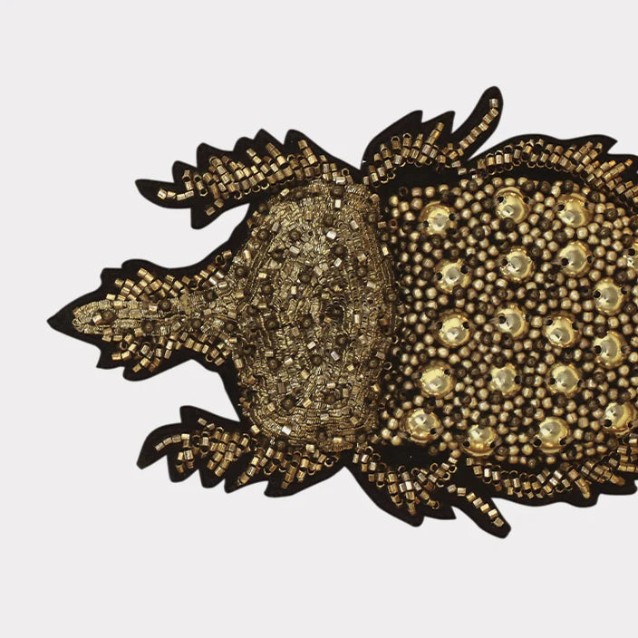 Scarab Brooch Gold