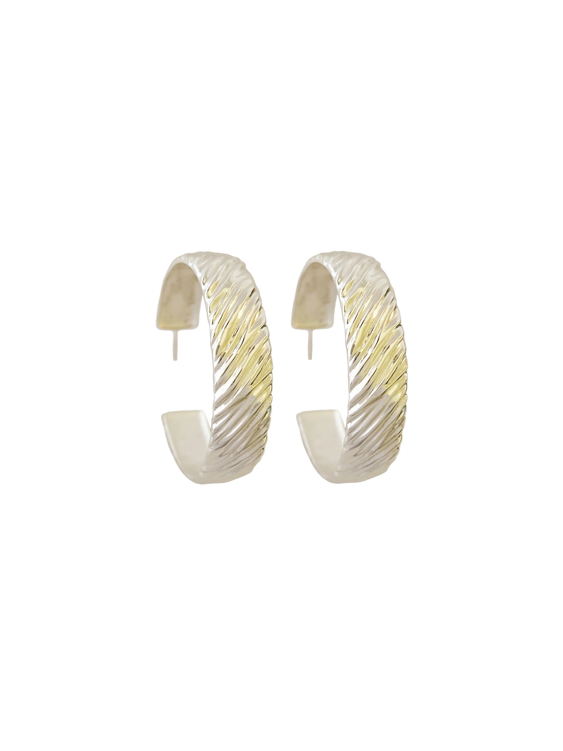 Mira Textured Hoops